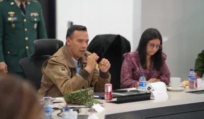 El Ministro de Defensa, Pedro Sánchez.