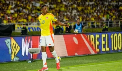 El defensa Yerry Mina.