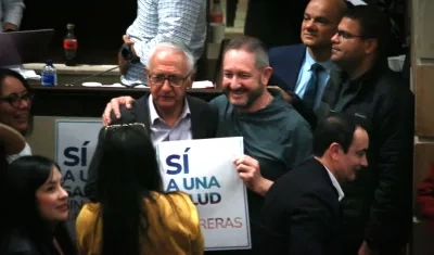 Guillermo Alfonso Jaramillo, Ministro de Salud.