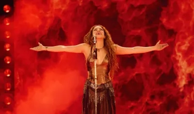 Shakira en Monterrey en el estadio BBVA. 