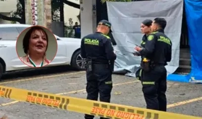 María Victoria Correa Ramírez, en el círculo, una de las víctimas.