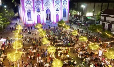 Plaza de San Nicolás en 'Noches de Centro'. 