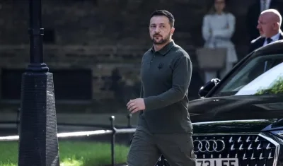 El presidente ucraniano, Volodímir Zelenski. 