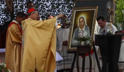 Imagen de archivo de la ceremonia de beatificación de la monja venezolana Carmen Rendiles.