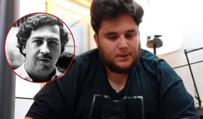 Olaf Kyros Gustafsson y Pablo Escobar. 