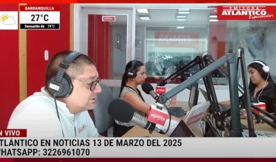 Transmisión de Atlántico en Noticias.