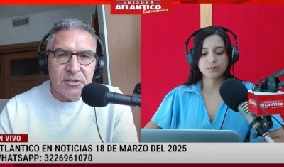 Transmisión de Atlántico en Noticias.