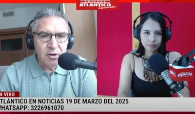Transmisión de Atlántico en Noticias.