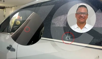 Luis Carlos Riquet Aleman / vehículo en el que se movilizaba. 