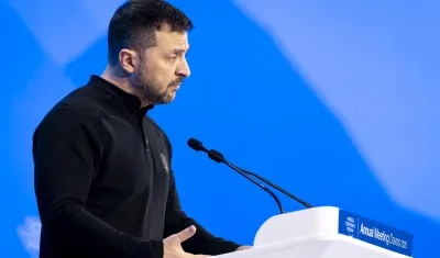 Volodímir Zelenski, Presidente de Ucrania.