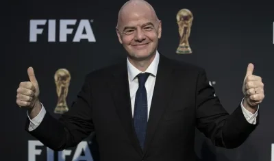 Gianni Infantino, presidente de la FIFA.