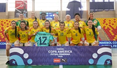 Selección Colombia femenina de futsal, clasificada al Mundial de Filipinas. 