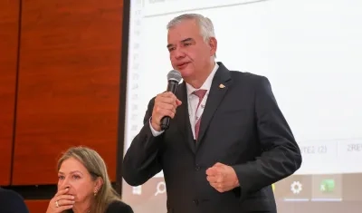 Ciro Solano preside desde 2021 el Comité Olímpico Colombiano. 