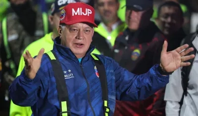 Diosdado Cabello, titular del Ministerio del Interior de Venezuela.