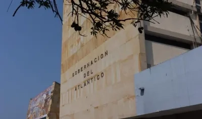 Fachada de la Gobernación del Atlántico.