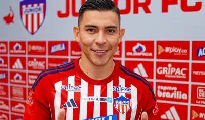 Harold Rivera en su presentación con Junior.