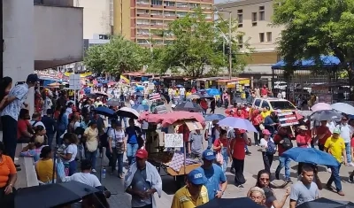 Marchas en Atlántico. Imagen de referencia.