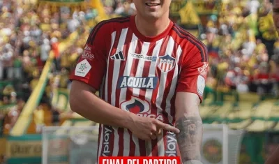 El paraguayo Guillermo Paiva marcó su primer gol con la camiseta del Junior. 
