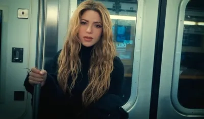 La artista en una de las escenas del video. 