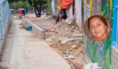 Erika Yamile Gómez Rueda / Sector donde ocurrieron los hechos. 