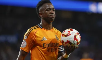 El brasileño Vinicius Junior, delantero del Real Madrid. 