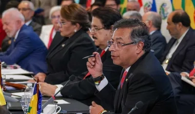 Gustavo Petro durante Cumbre de la Celac en Tegucigalpa, Honduras.