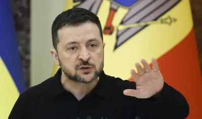 Volodímir Zelenski, Presidente de Ucrania.