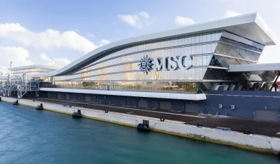 Nueva terminal de MSC Cruises. 