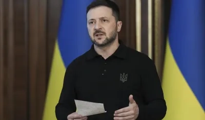 Volodímir Zelenski, Presidente de Ucrania.