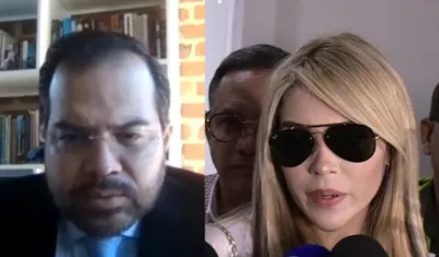 Alejandro Carranza y Daysuris Vásquez.