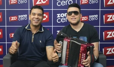 Andrés Ariza Villazón y Saúl Lallemand en la redacción de Zona Cero.