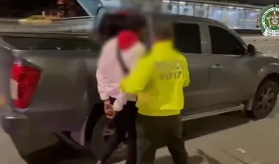 Momento de la captura.