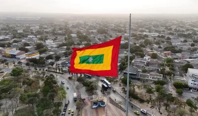 Panorámica de la ciudad de Barranquilla. 