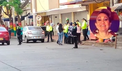 Notaria segunda de Barranquilla, Ana Dolores Meza Caballero, al momento de su captura.