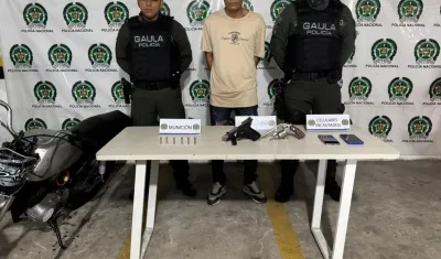 El hombre fue capturado por el Gaula de la Policía. 