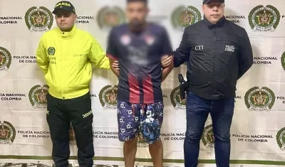 La captura fue realizada en conjunta entre la Policía y el CTI de la Fiscalía. 