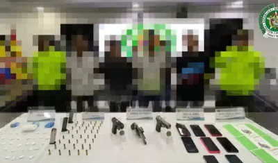 Capturados por la Policía.