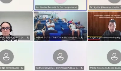 La audiencia de legalización de capturas se extendió hasta la madrugada de este martes. 