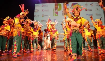 Muestra del Carnaval de Negros y Blancos.