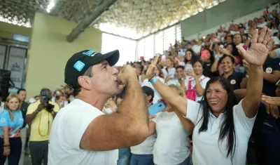 El Alcalde de Barranquilla, Alex Char.