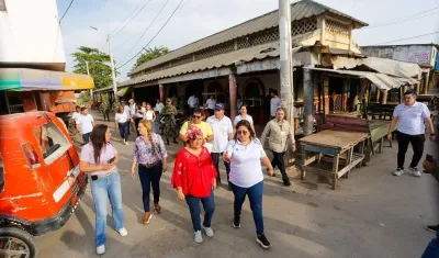 La Alta Consejera Luz María Múnera fue acompañada por la Alcaldesa de Soledad, Alcira Sandoval.