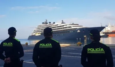 Cruceros en el Puerto de Santa Marta.