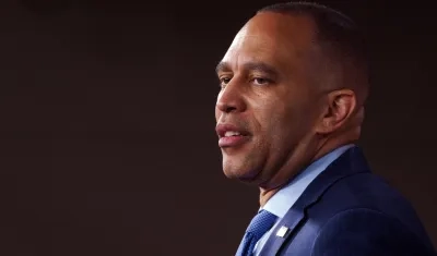 El líder de la minoría en la Cámara de Representantes de Estados Unidos, el demócrata Hakeem Jeffries