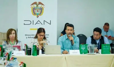 El director de la Dian, Luis Eduardo Llinás.