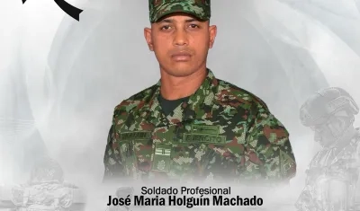 José María Holguín Machado, muerto en combates con el ELN.