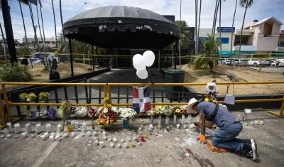 Entrada de la discoteca Jet Set.