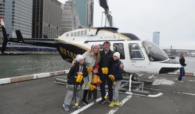 La familia española que murió en el accidente.