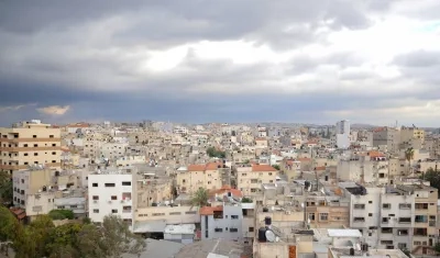 Aspecto de la Franja de Gaza. 