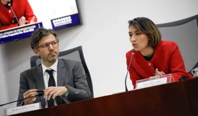 Laura Sarabia, canciller colombiana.