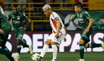 Teófilo Gutiérrez, una de las figuras de Junior en el último partido.